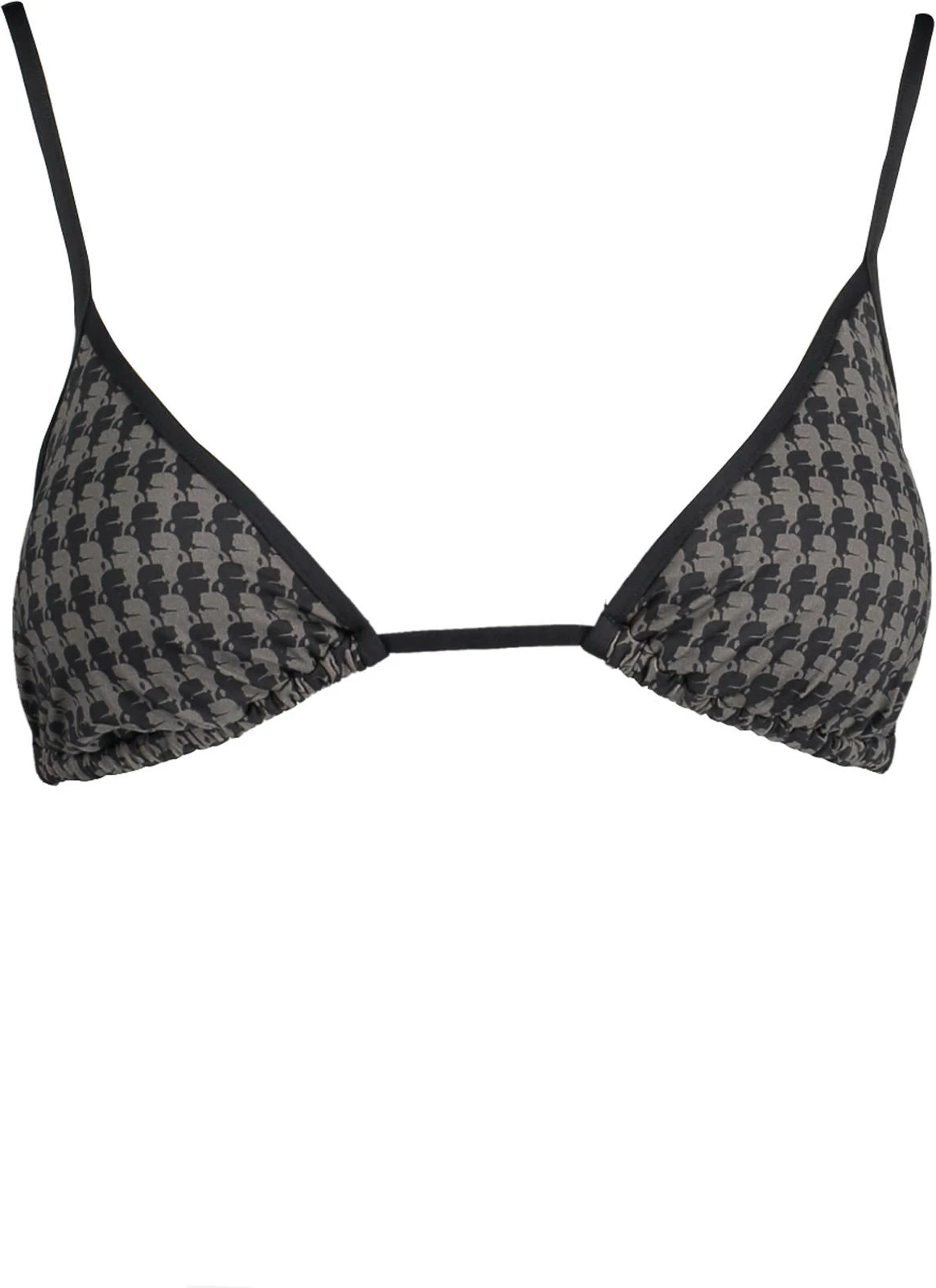 Bikini KARL LAGERFELD BEACHWEAR, črno