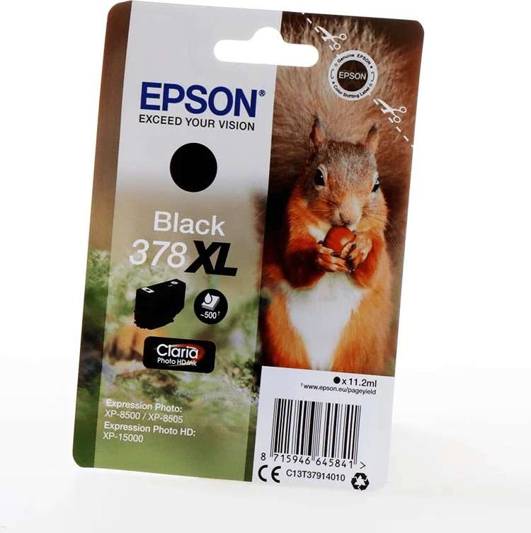 Kartuša črnila Epson 378XL C13T37914010, 11,2 ml, do 500 strani, črna