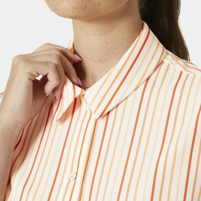 Lahka srajčna obleka Helly Hansen za ženske, bež