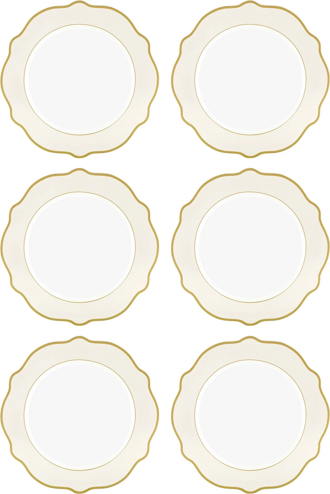 Set krožnikov za sladice (6 kosov), Hermia, DNR0022