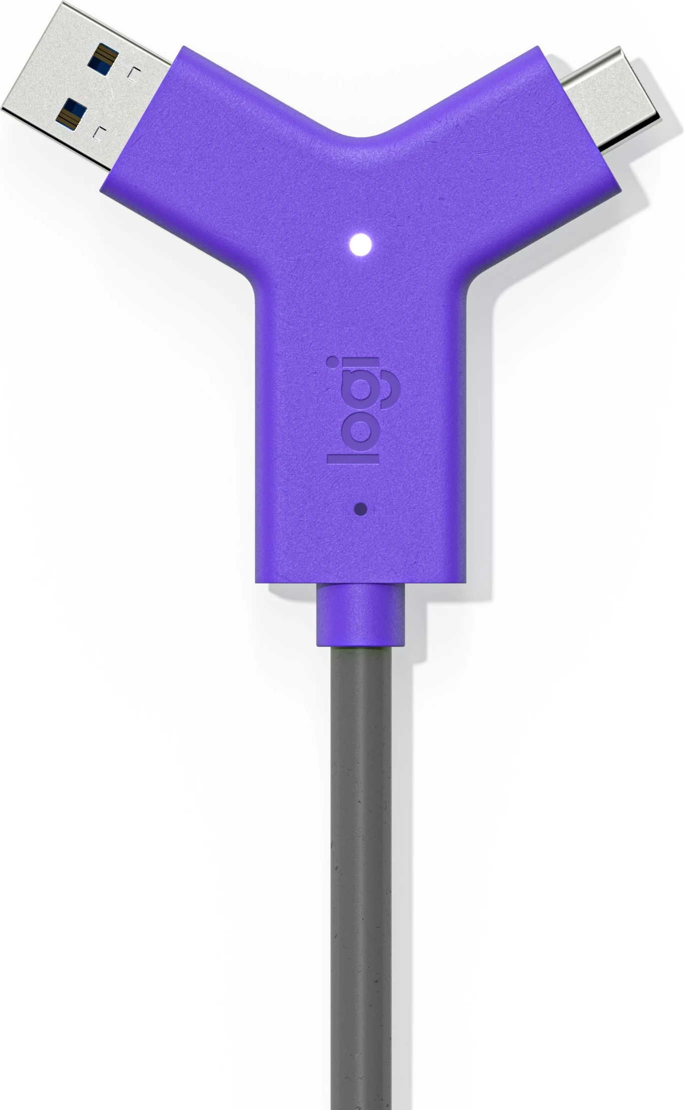 AV oddajnik in sprejemnik Swytch, 3840 x 2160, z žico, črn/vijoličen, Logitech