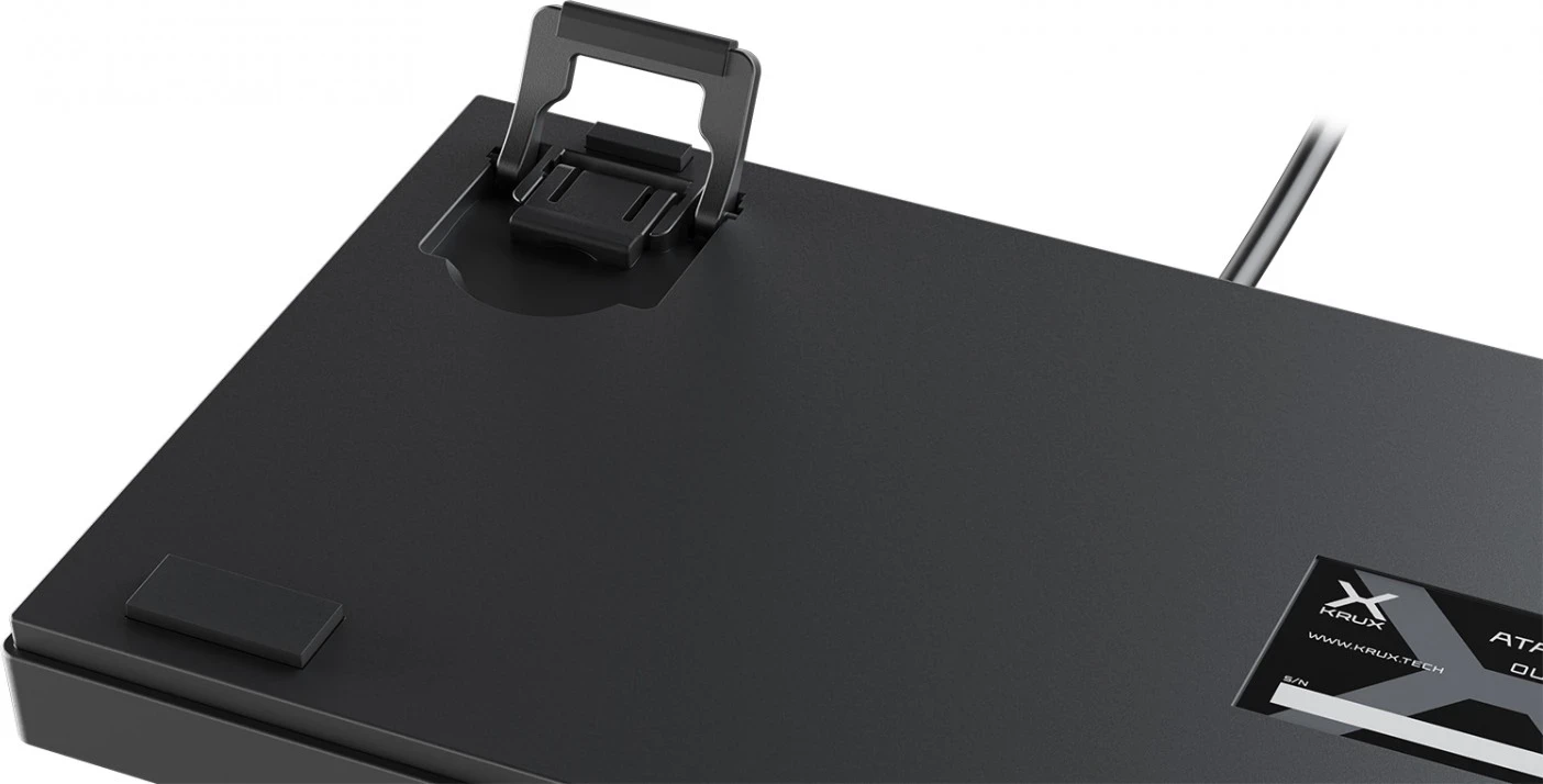 Ergonomska tipkovnica Krux Atax Pro RGB, črna