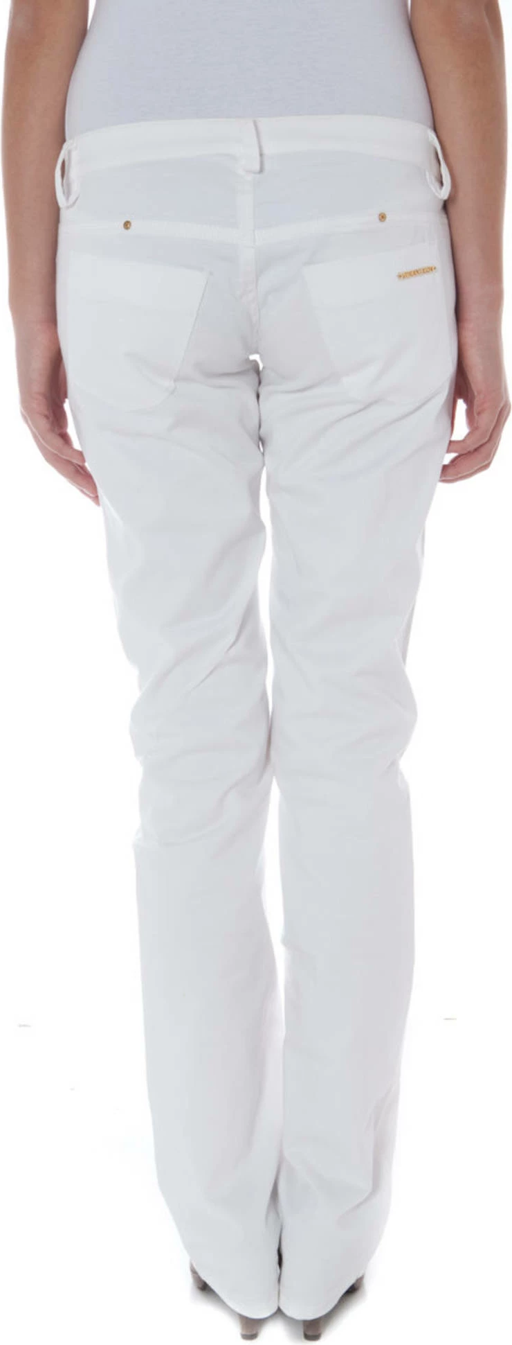 Hlače PHARD za ženske, bele