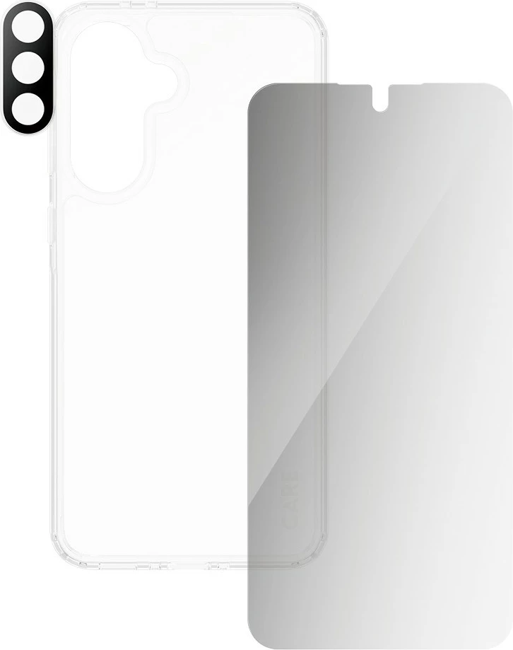 Množična zaščita 3-v-1 za Samsung Galaxy A36 5G, prozorna - PanzerGlass CARE Flagship