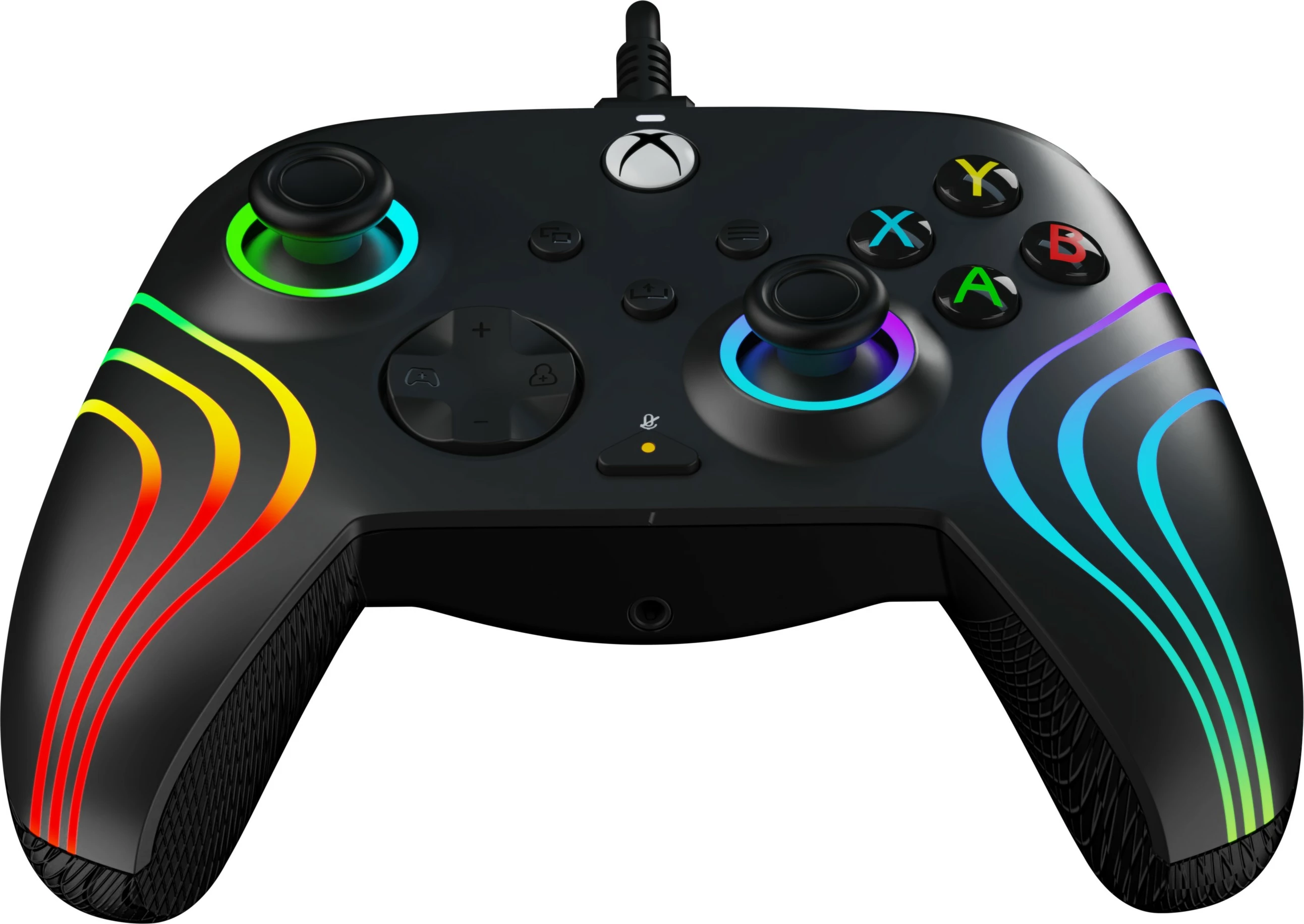 Žičen igralni kontroler PDP Afterglow Wave, PC, Xbox One, Xbox Series S/X, USB, črn