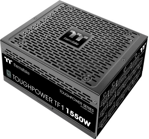 Visokozmogljiv napajalnik Thermaltake Toughpower TF1 1550W, 80 PLUS Platinum, modularen, črn
