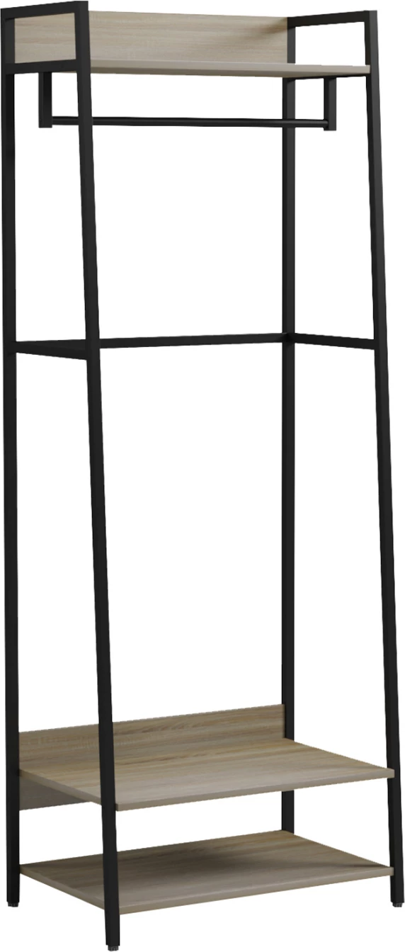 Pohištvo za predsobo/odprta garderobna omara ARANJA FH18085 kovina-melamin 64x40x169H cm