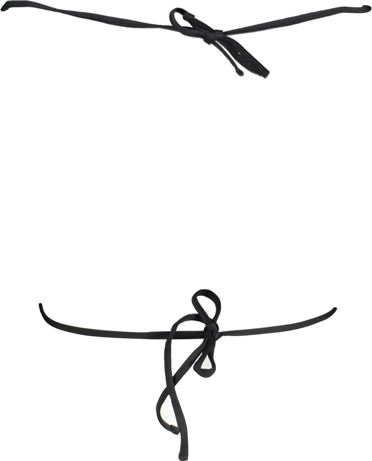 Bikini KARL LAGERFELD BEACHWEAR, črno