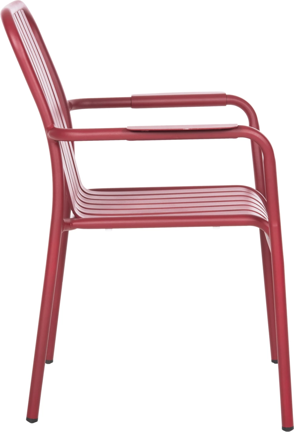 Aluminijasti naslanjač RACHEL FH6088.05 rdeč 63x58x85Hcm