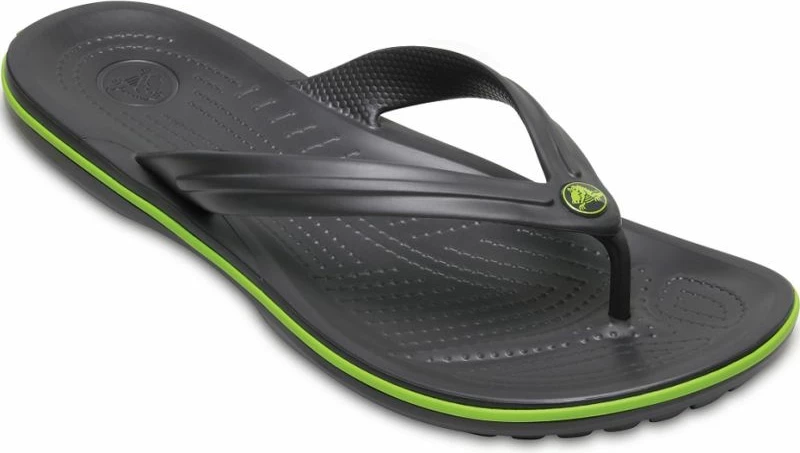 Papuče Crocs Crocband Flip za moške, zelena/grafit