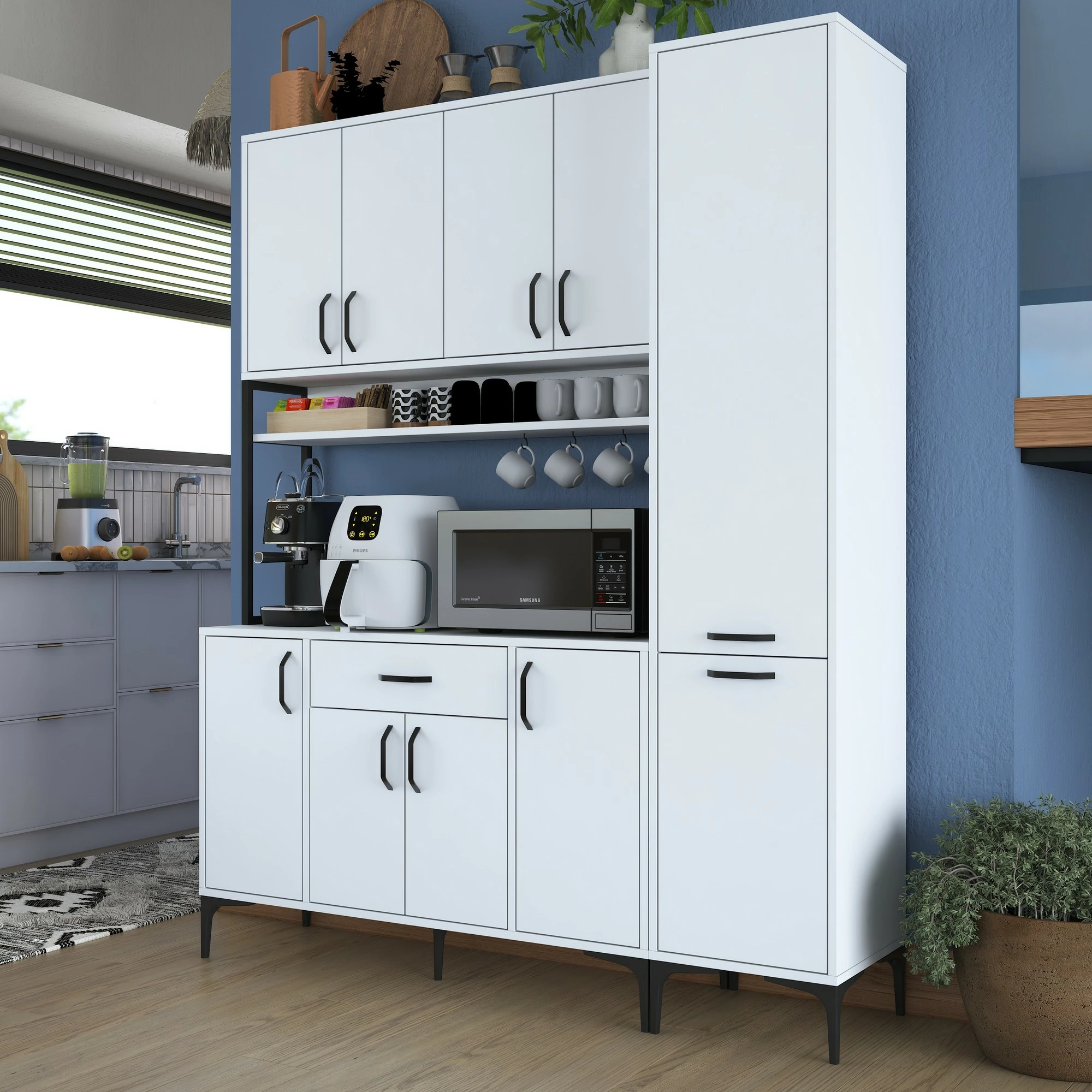 Večnamenska omara Hanah Home JE134 - 3055, bela