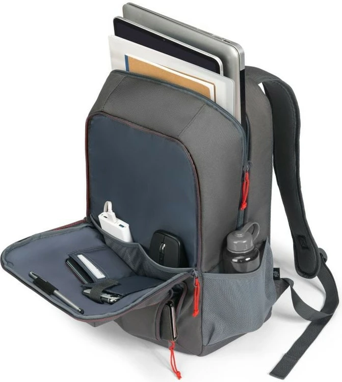 Nahrbtnik City DICOTA SPIN II, Unisex, 16", siv