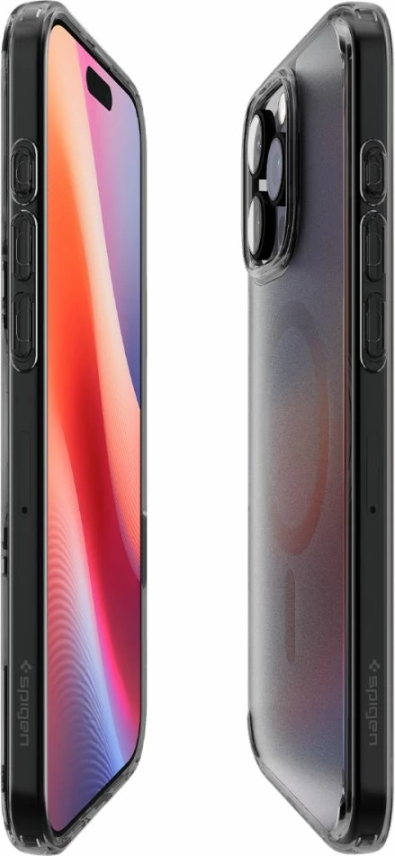Ovitek za telefon Spigen Ultra Hybrid za iPhone 16 Pro, črn