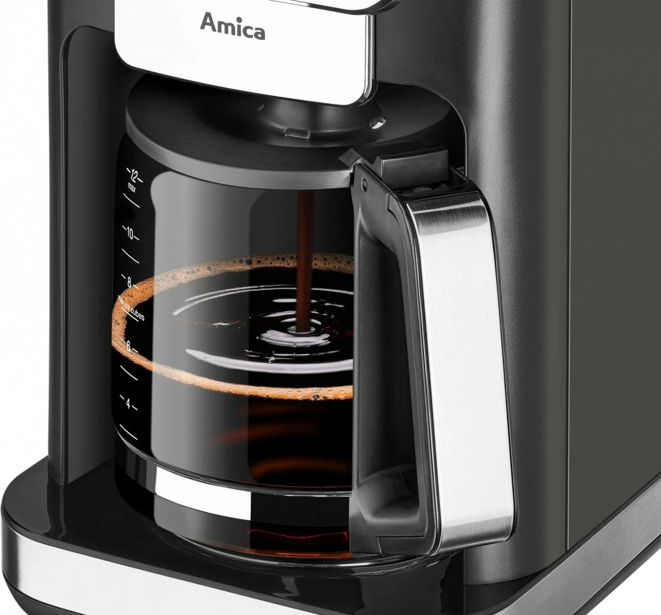 Aparat za kavo pour-over, Amica CD2011 1,8 L 1100 W, črn