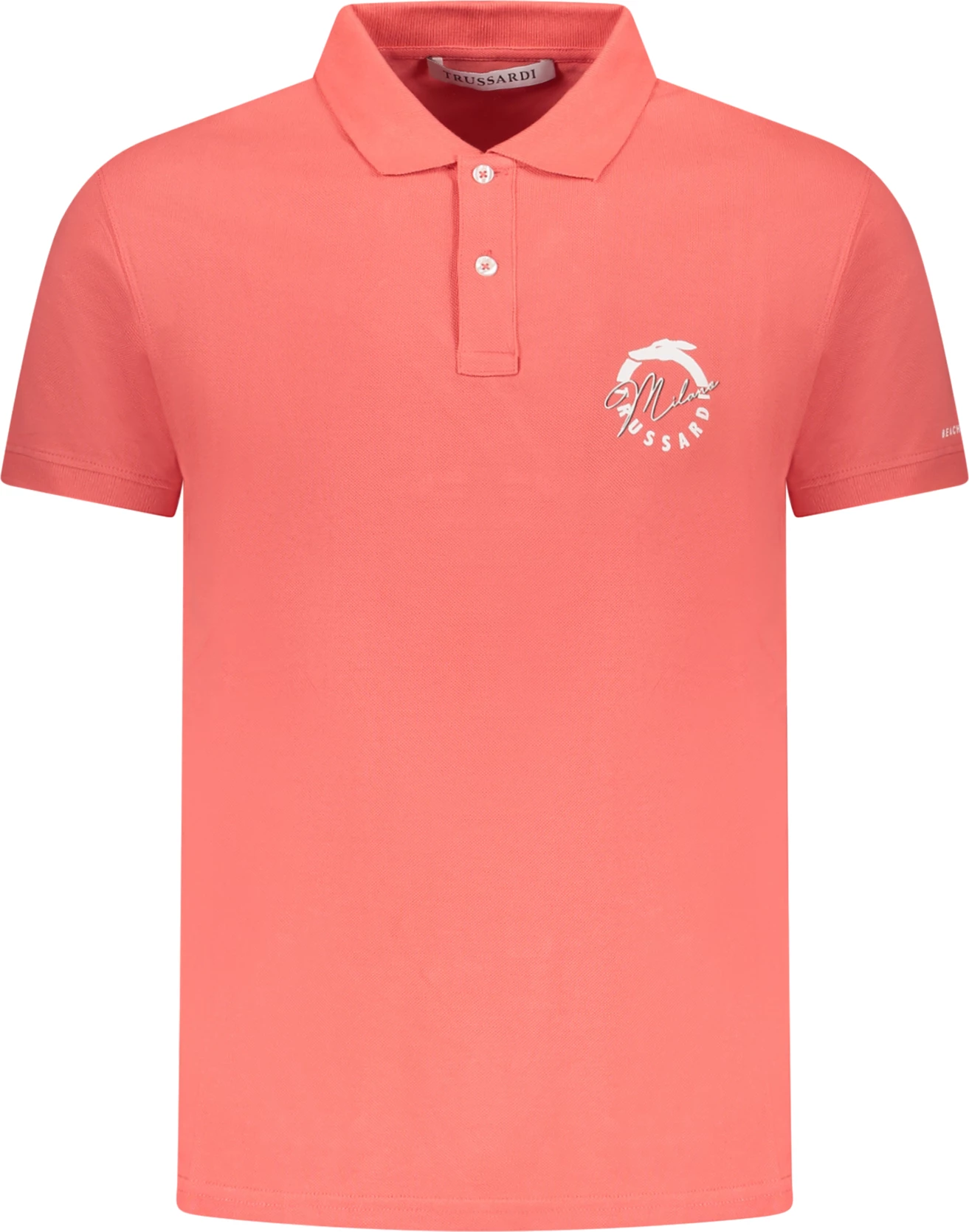 Polo majica TRUSSARDI moška, roza