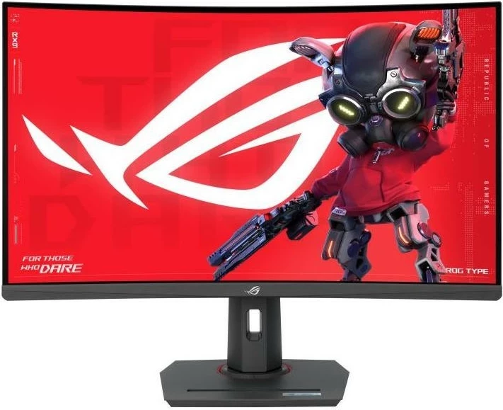 Ukrižen 32" QHD 280Hz za igre, ASUS ROG Strix XG32WCMS, črn