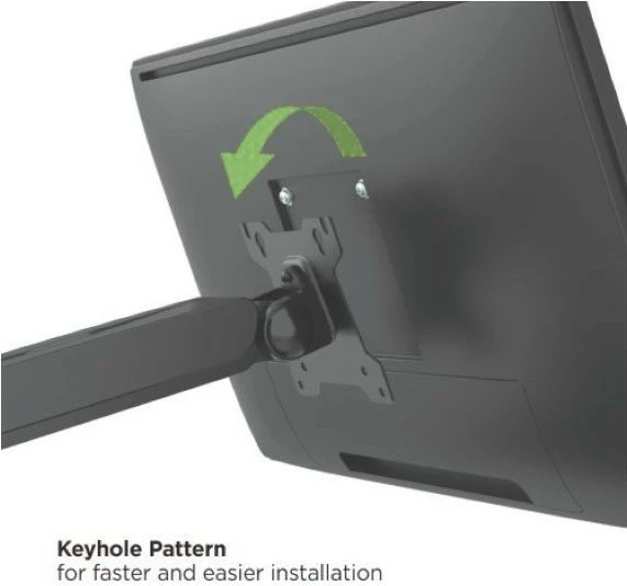 Nosilec za monitor za mizo, 17–32\", 10 kg, črn, Techly ICA-LCD 35TS