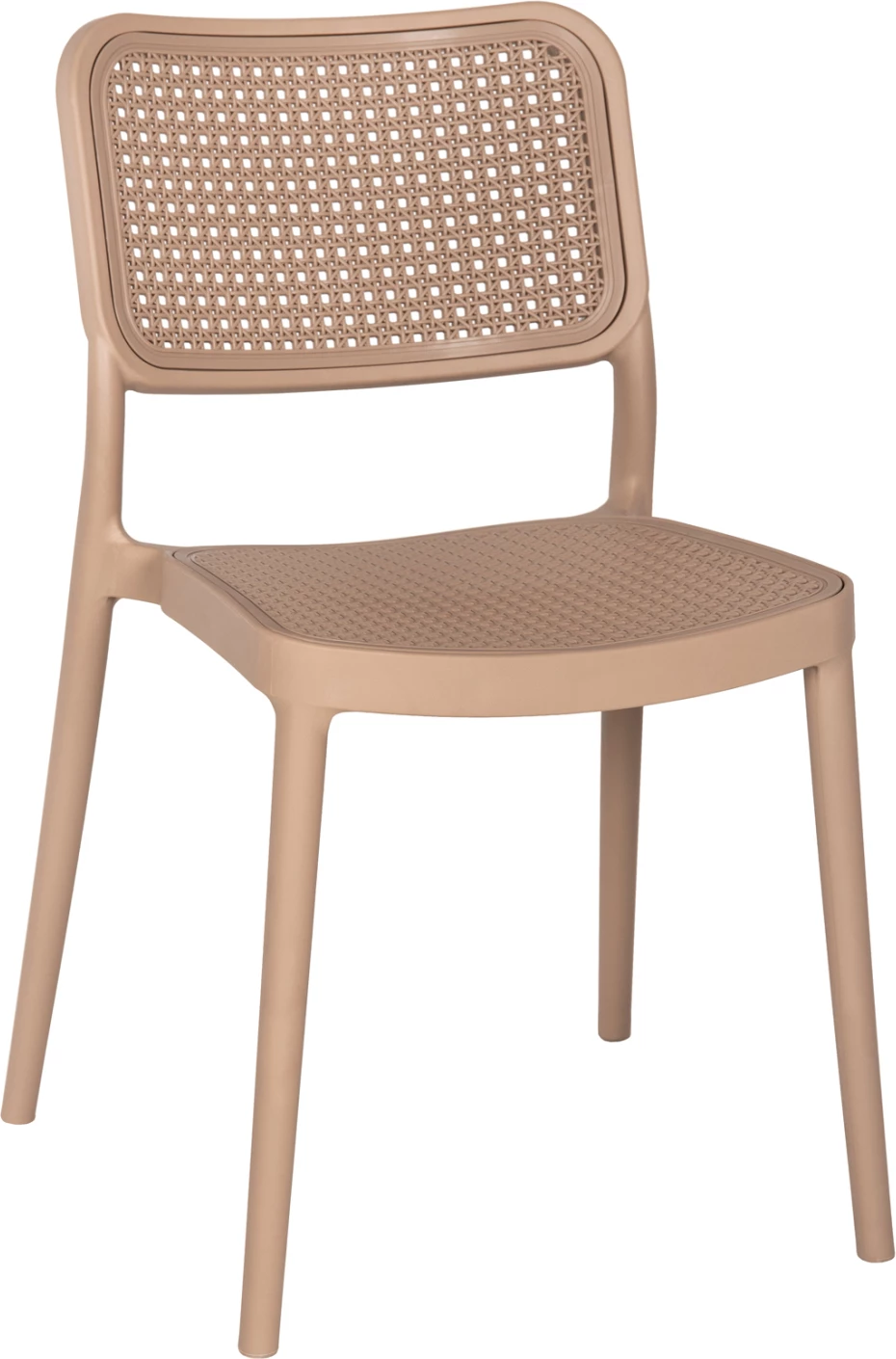 Stol iz polipropilena MEKO FH5934.03 kapučino 51x52x80Hcm