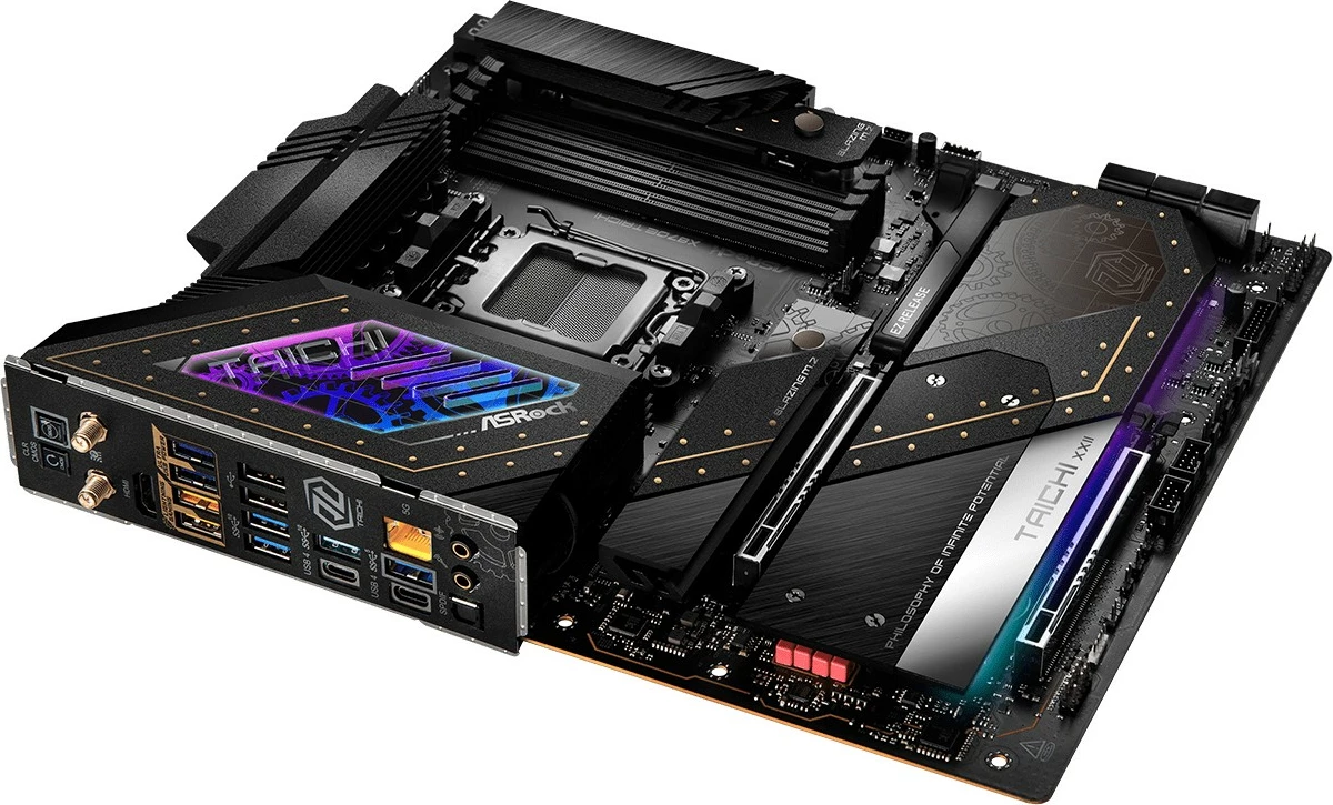 Matična plošča ASRock X870E Taichi, AMD, Socket AM5, DDR5-SDRAM, 256 GB, črna
