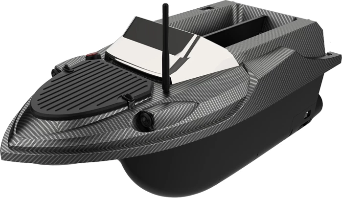 Čoln za raztros vabe z GPS in brezžičnim sonarjem, Flytec V080-Finder, baterija 20000 mAh, doseg 800 m, komplet, črn