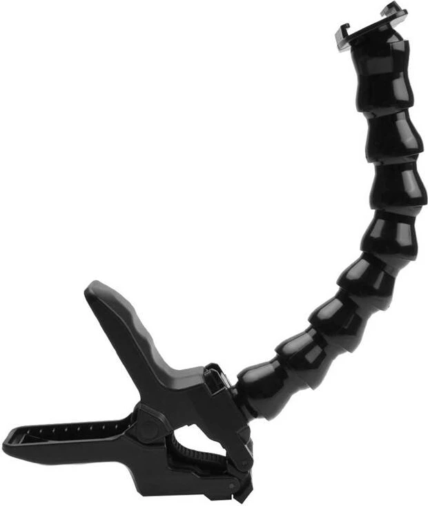 Nosilec s sponko za športne kamere Puluz PU179, črn