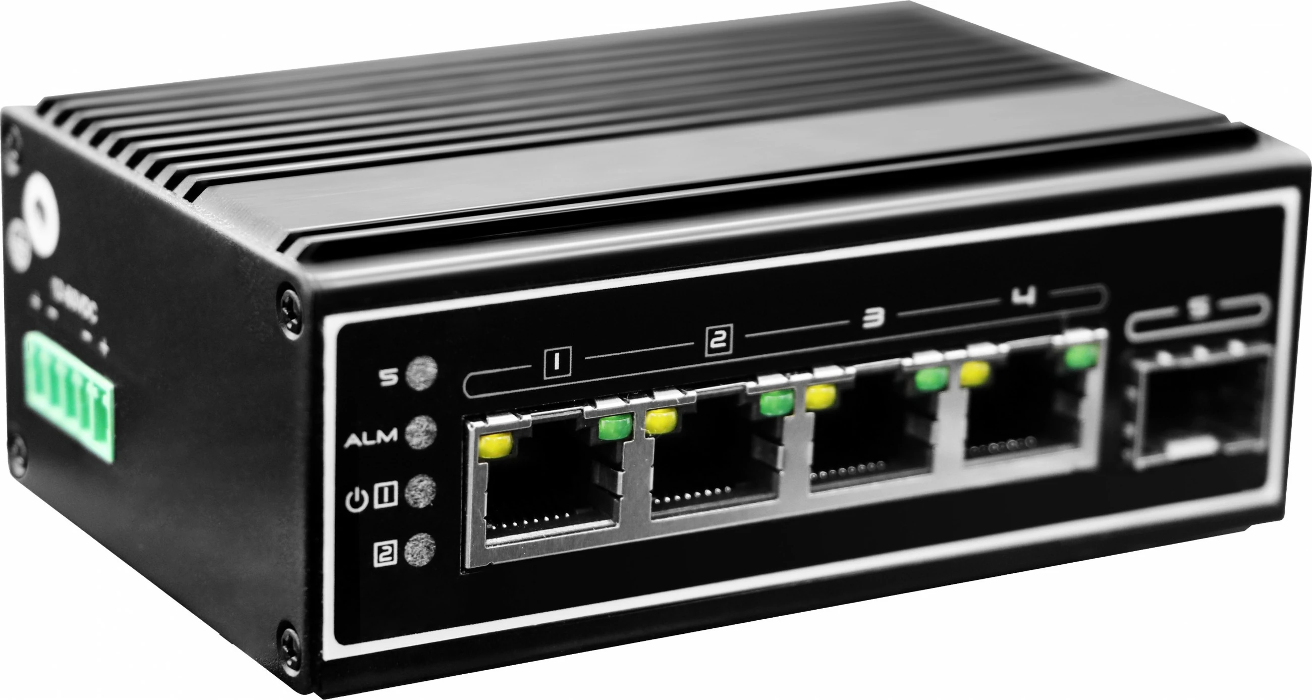 Industrijski stikalo LevelOne IGP-0502, Gigabit Ethernet, PoE, za montažo na steno