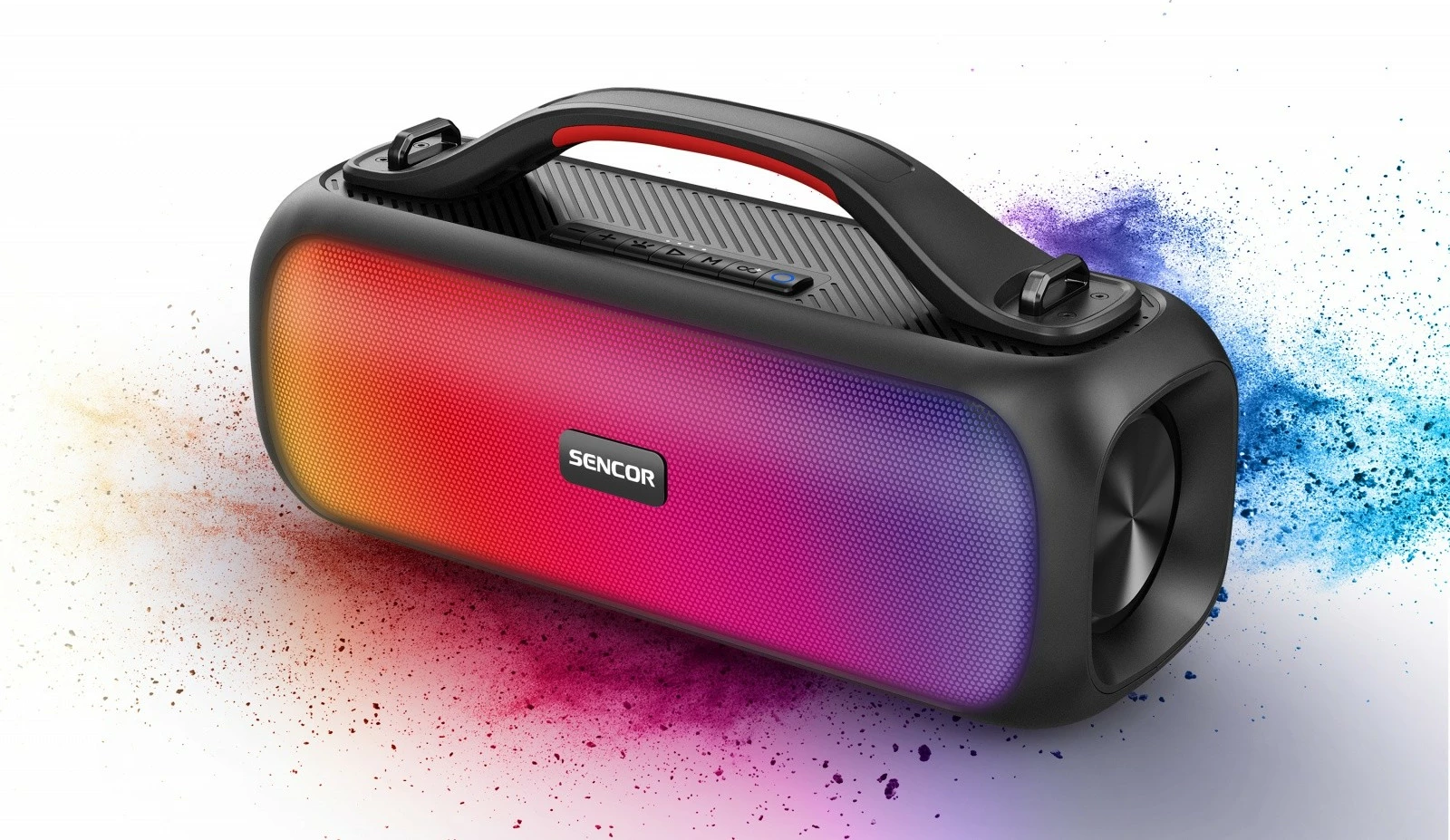 Prenosni Bluetooth zvočnik Sencor SSS 3100 KIDS, 60W, LED panel, črn