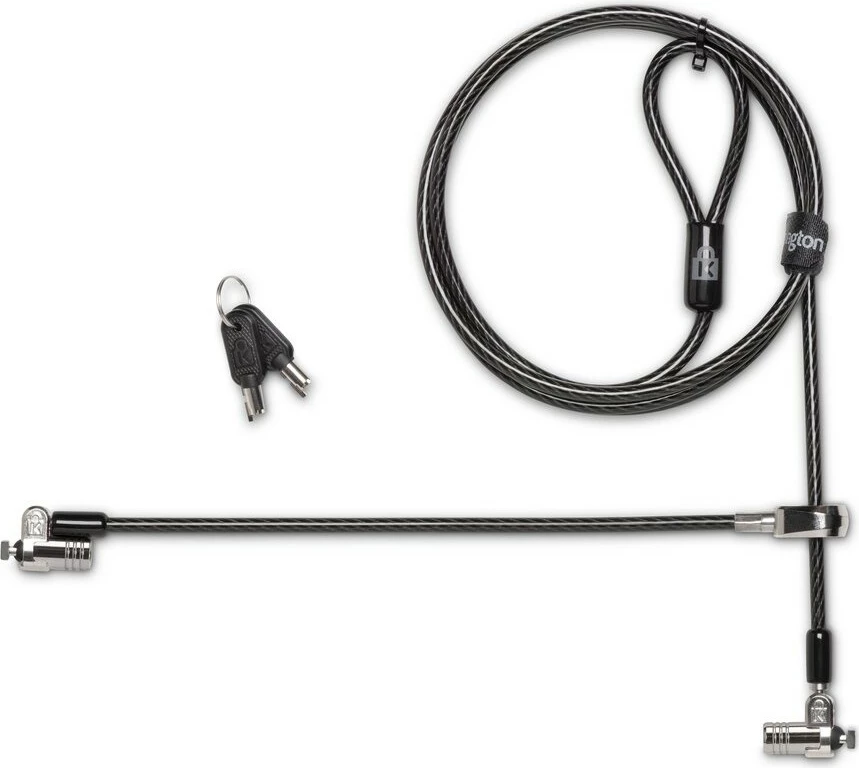 Kompaktna varnostna ključavnica Kensington MicroSaver 2.0, ohišje, ključ, ogljikovo jeklo, črna