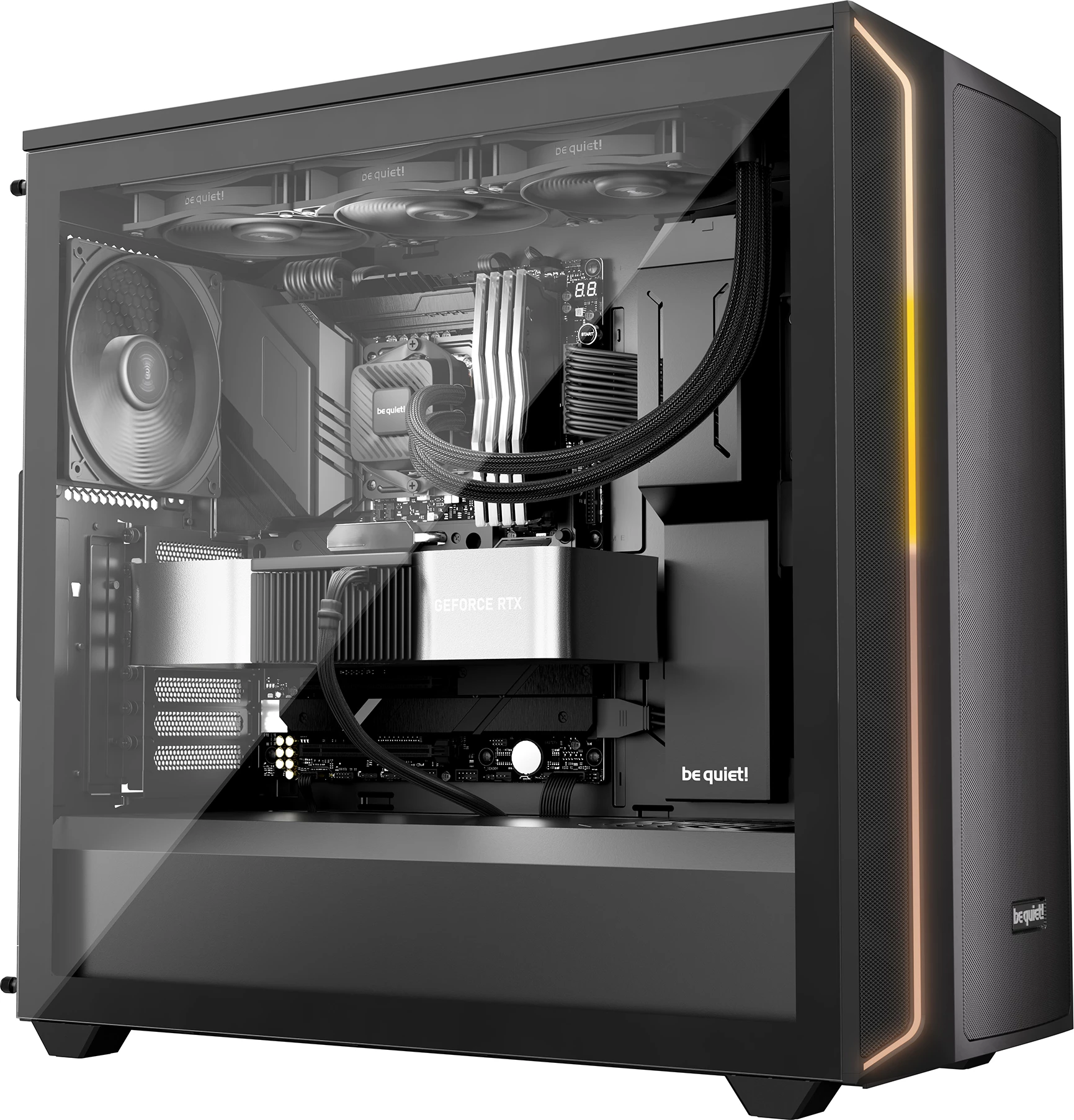 Vodeno hlajenje PURE Loop 3 360mm, Be Quiet!, črno