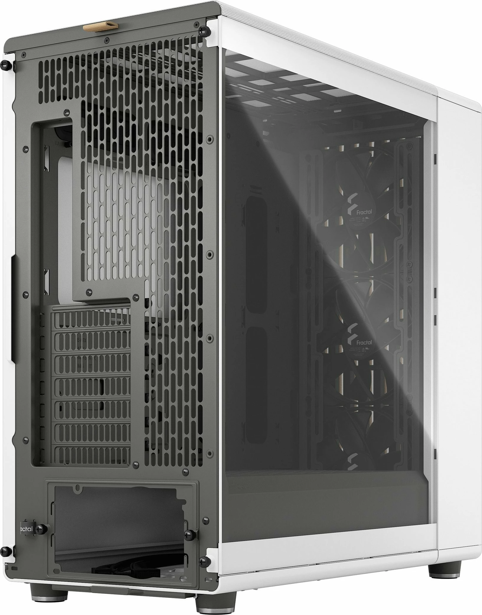 Midi Tower ohišje za računalnik Fractal Design FD-C-NOR1X-04, bela, ATX, EATX, micro ATX, Micro-ITX