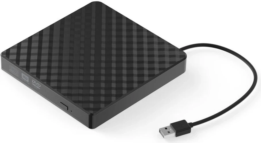Zunanji DVD-pogon Krux Optical Drive, USB 2.0, črn