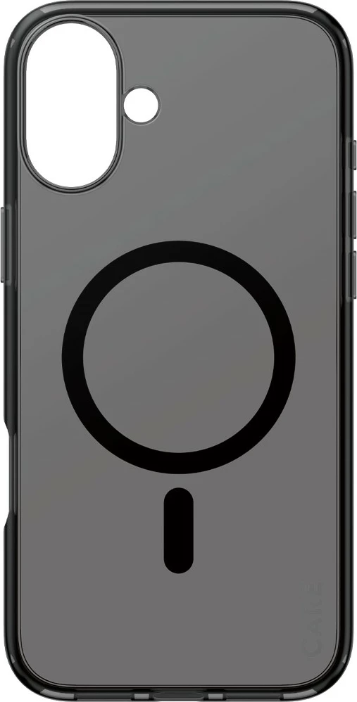 Zaščitni ovitek PanzerGlass CARE Case Flagship Smokey MagSAFE za iPhone 16 Plus, črn