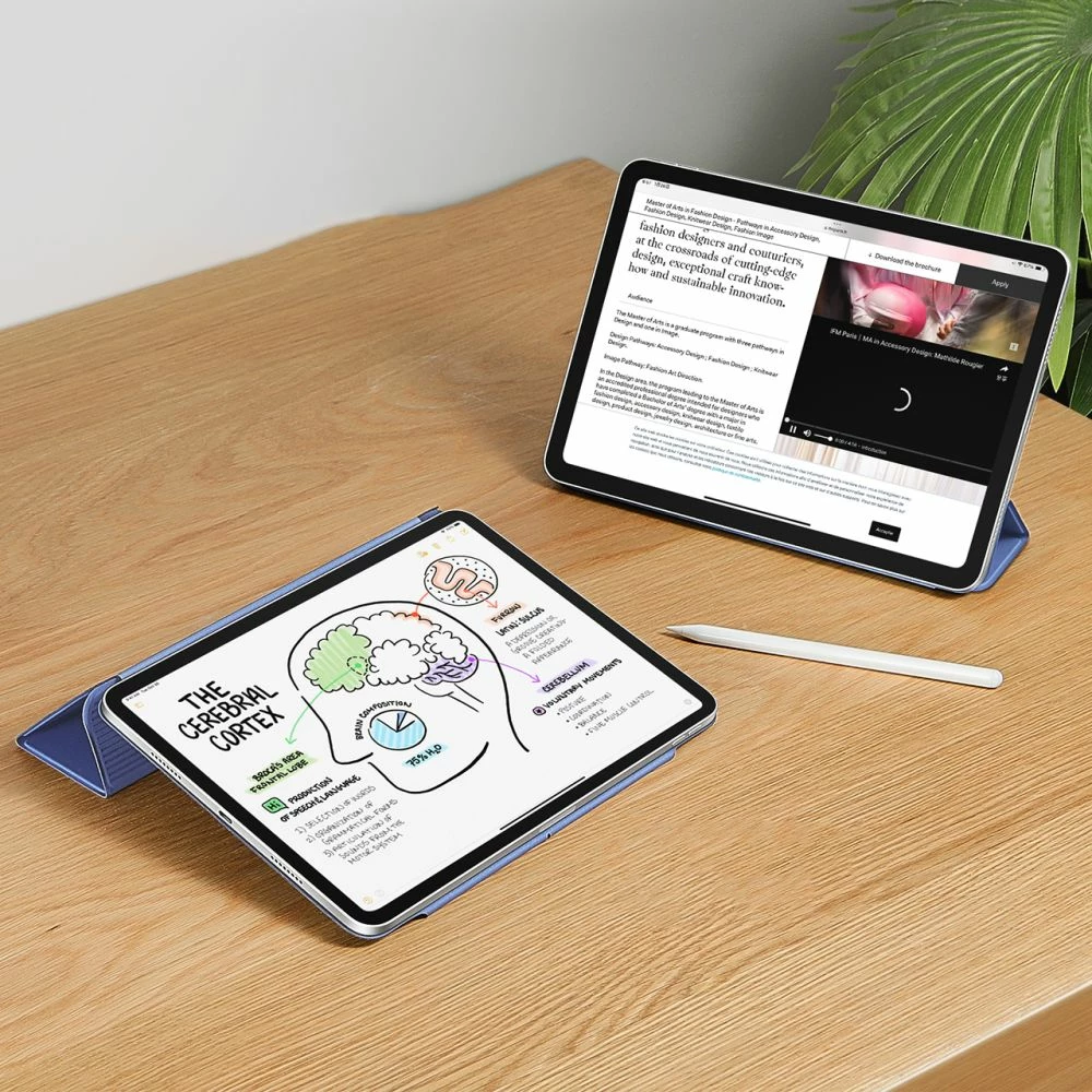 Ovitek za iPad Pro 11" 2024, ESR Rebound Magnetic, vijoličen