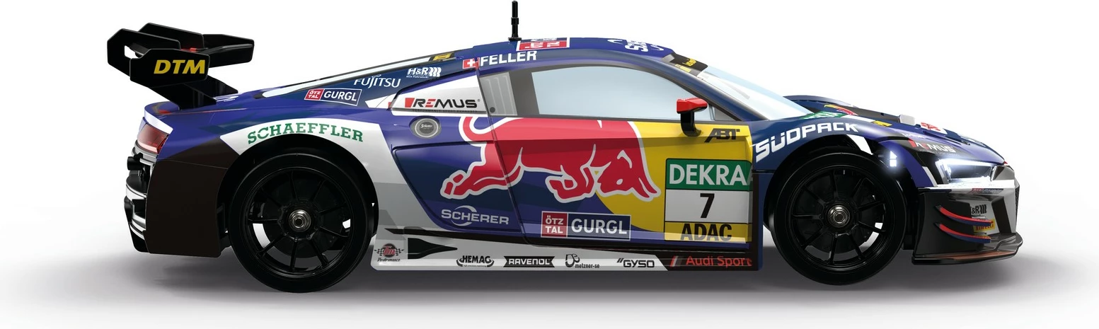 Igrača dirkalnik Red Bull Audi R8 LMS GT3 evo II, Carrera RC ABT, 1:16, električen, moder