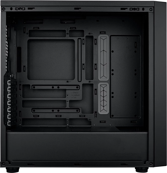 Računalniško ohišje Cooler Master MasterBox 600 Lite, brez ventilatorjev, črno