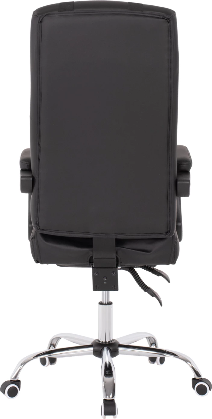 Izvršni pisarniški stol FH1057.11 črn z zložljivim naslonom za noge 58x71x128Hcm
