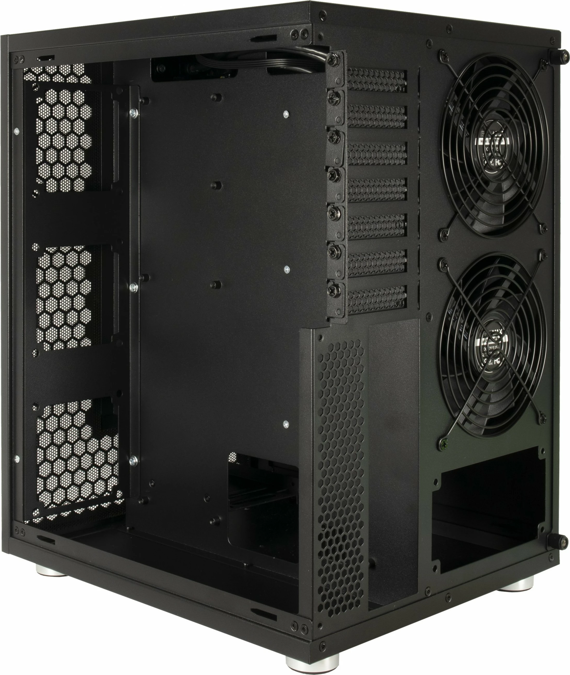 Ohišje za trde diske Inter-Tech NAS-8, 8 mest, PCI Express, Hot-swap, črno