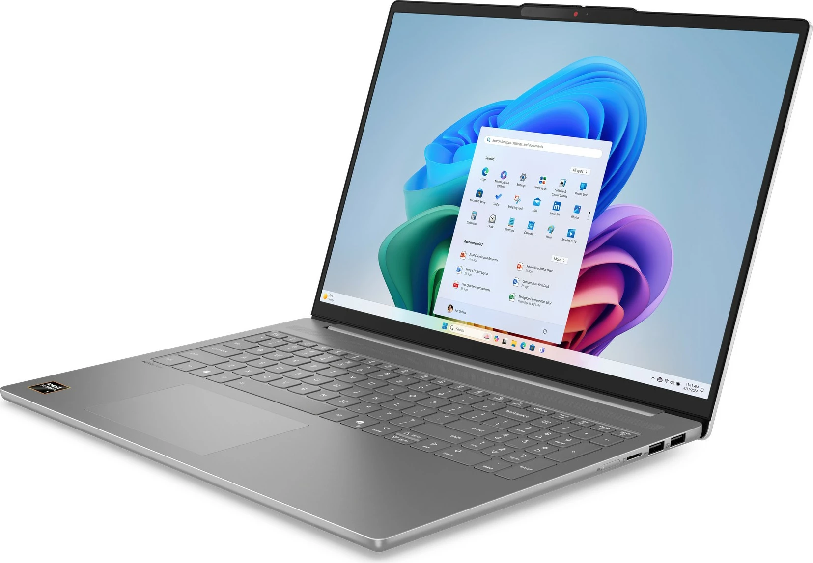 Prenosnik Lenovo IdeaPad Slim 5 16AKP10, Ryzen AI 5 340, 16 GB/1 TB SSD, 16-palčni, siv