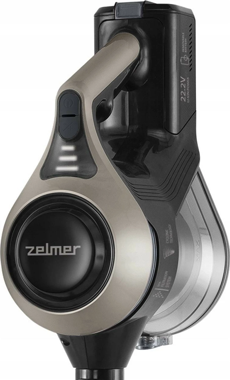 Pokončen sesalnik Zelmer ZSVC510D, 22 V, črno-peščena