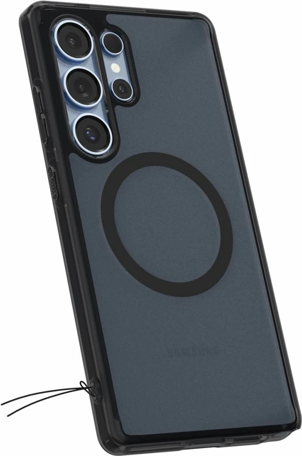 Ovitek za telefon Spigen Ultra Hybrid Mag za Samsung Galaxy S25 Ultra, črn