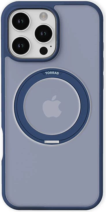 Ovitek za iPhone 16 Pro Max Torras Ostand Pro, moder