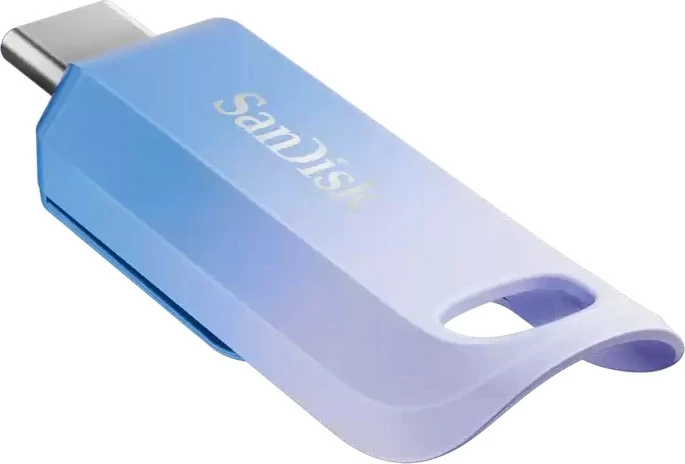 USB ključek 512GB USB-C, Sandisk Creator, moder