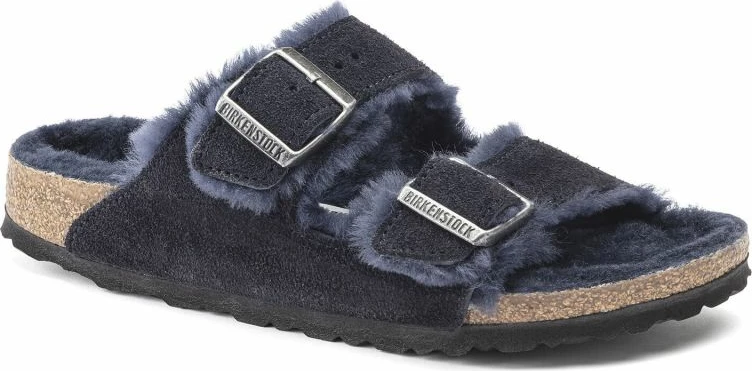 Topli natikači Birkenstock za moške in ženske, modri