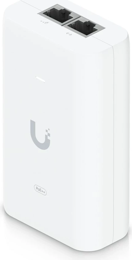 Napajalnik PoE Ubiquiti UISP U-PoE++, Gigabit Ethernet, 48 V, bel
