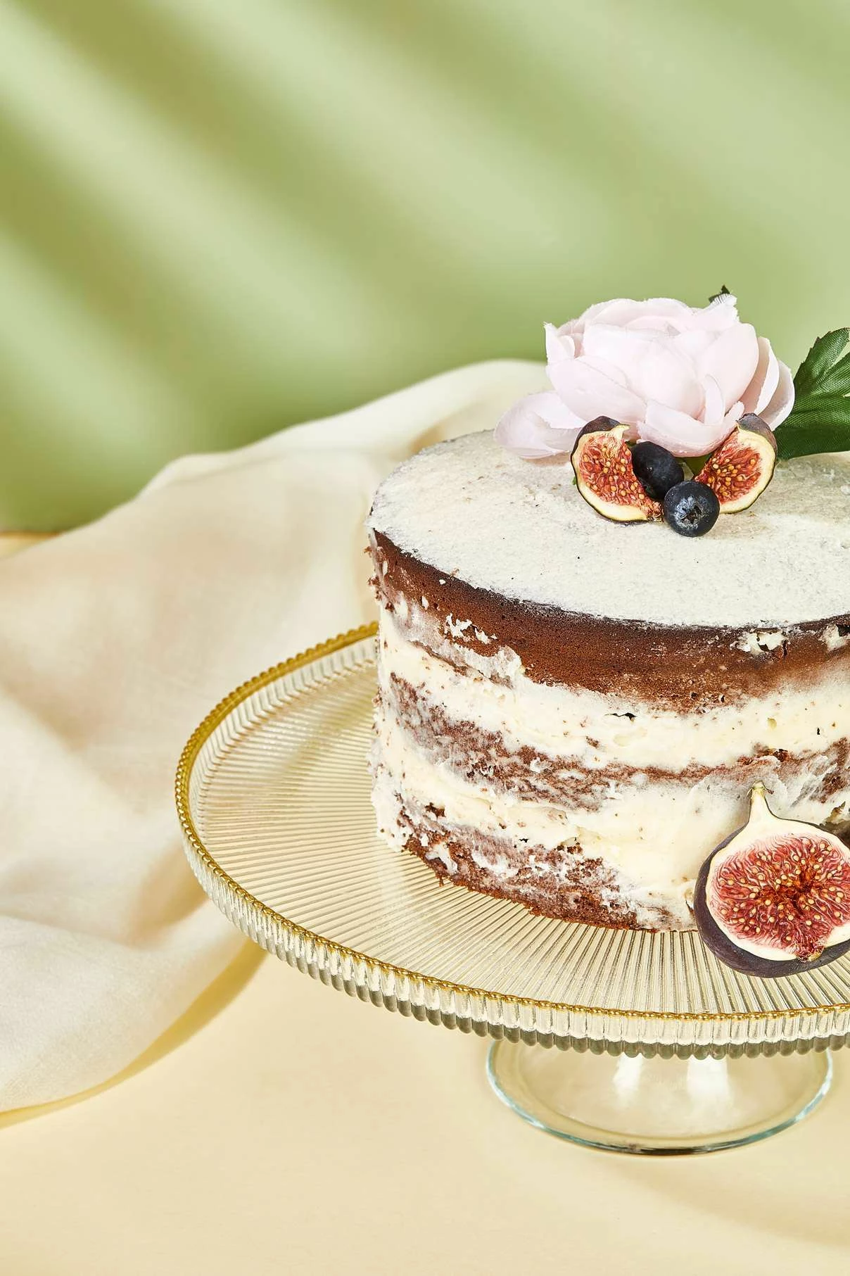 Plošča za serviranje torte iz stekla Hermia Paris 2821, prozorna, 28 cm