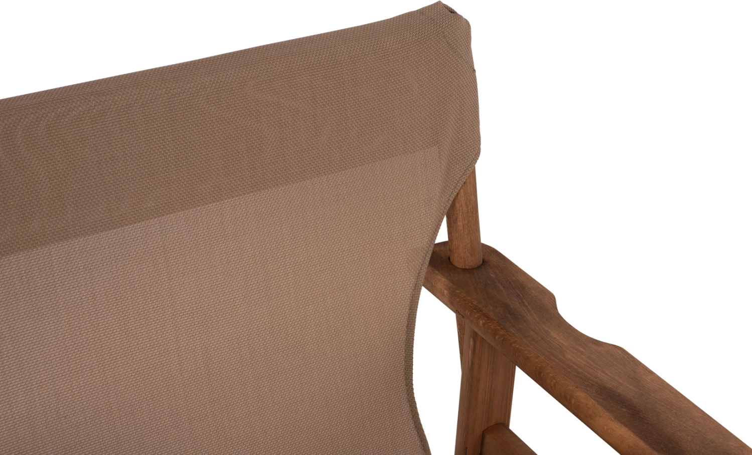 Režiserski stol, oreh, tekstil mocha Limnos FH10368.04