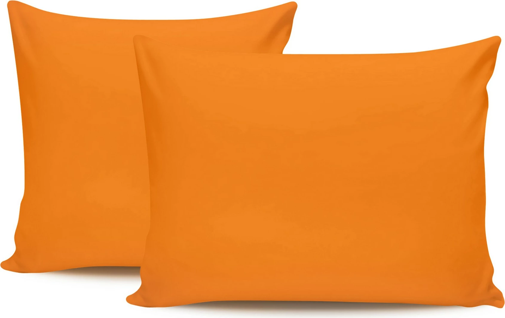 Prevleke za vzglavnike (2 kosa), L'Essentiel Linge de Maison, oranžna, 50 x 70 cm