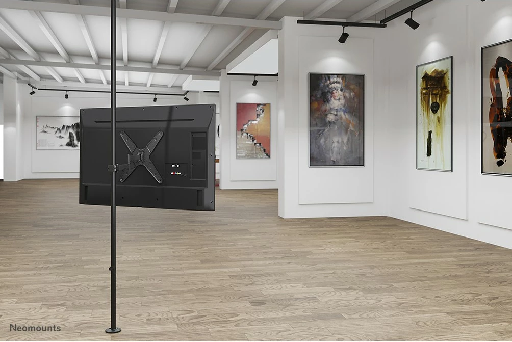 Poln gibljiv nosilec za TV 32–55 in, VESA 400x400, Neomounts FL40-450BL14, črn