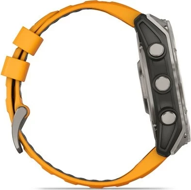 Pametna ura, Garmin Fenix 8, 51 mm, AMOLED, 32 GB, titan, oranžna