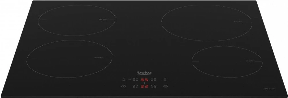 Indukcijska kuhalna plošča Beko HII64400MT, 4 kuhališča, črna